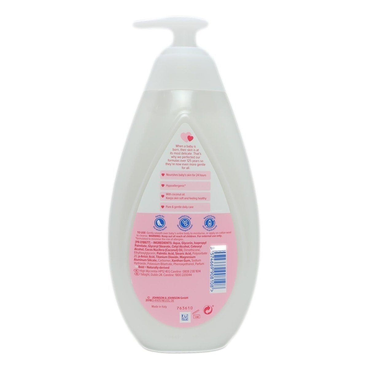 Johnsons Baby Lotion Pump 500ml - Intamarque - Wholesale 3574669908108