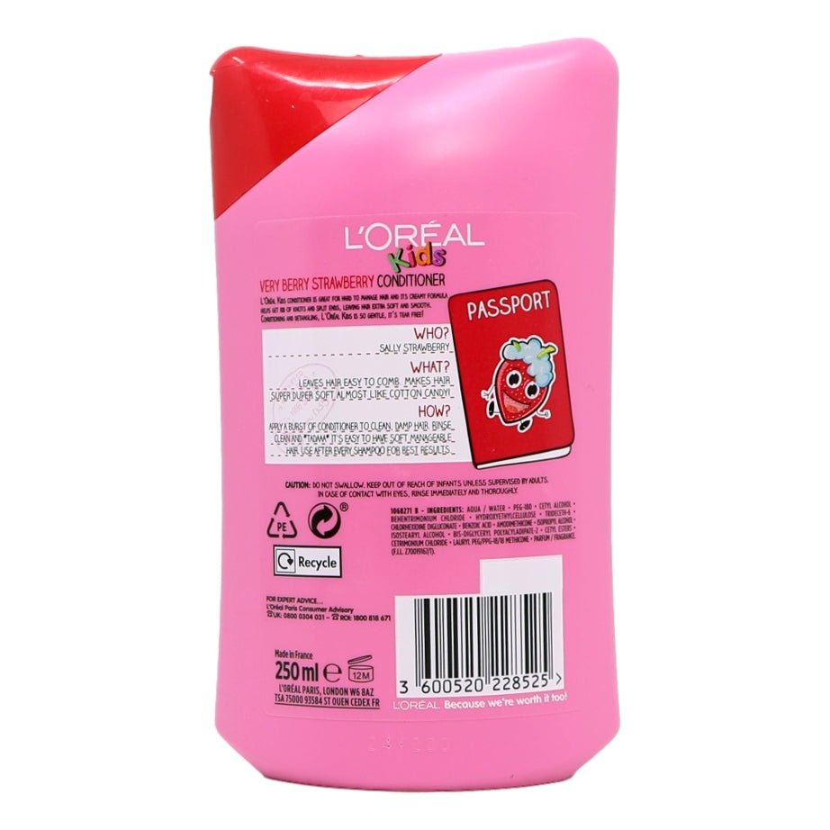 L'Oreal Kids Conditioner 250ml So Strawberry - Intamarque - Wholesale 3600520228525