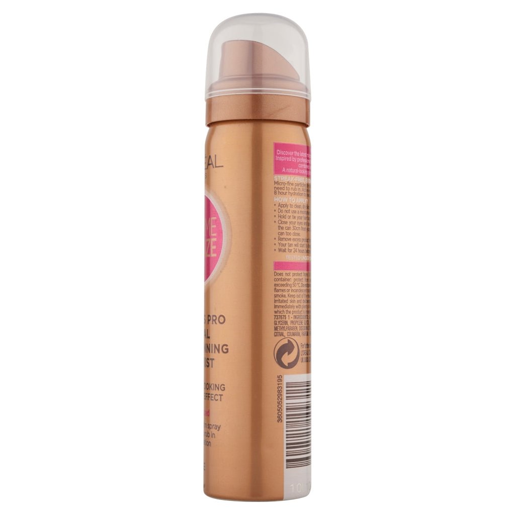 L'Oreal Sultimate Blendslime Bronze Express Mist Self Tan Face Spray (Non-Tinted) 75Ml