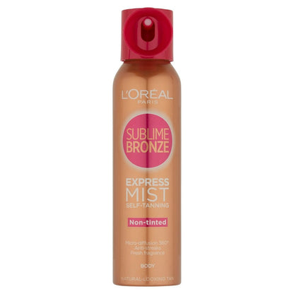 L'Oreal Sultimate Blendslime Bronze Express Mist Self Tan Body Spray (Non-Tinted) 150Ml