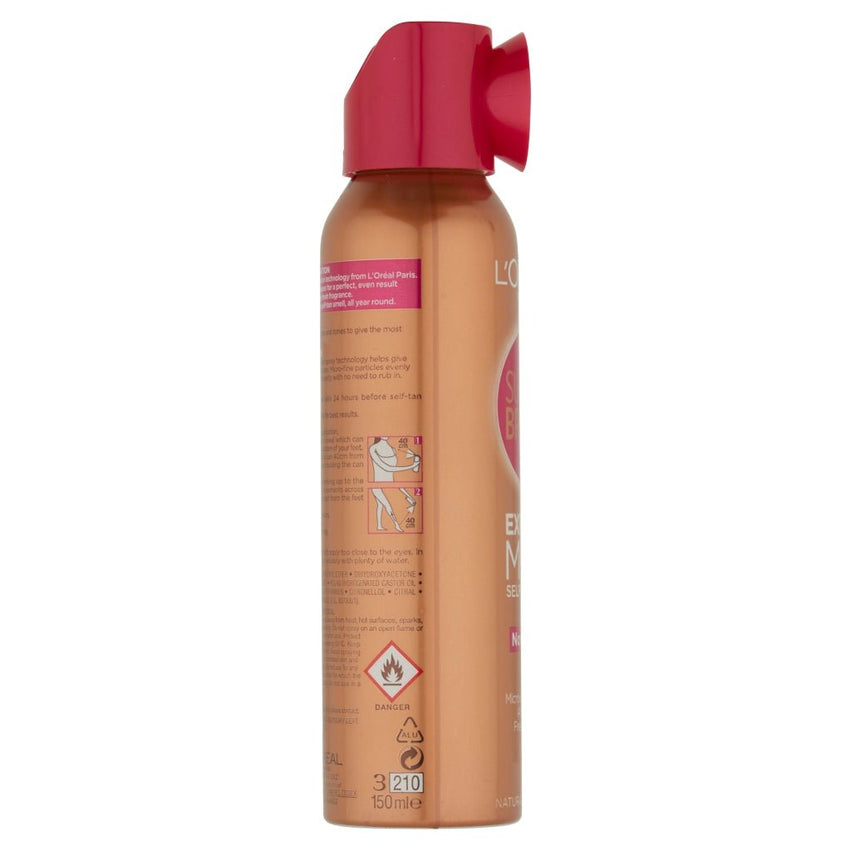 L'Oreal Sultimate Blendslime Bronze Express Mist Self Tan Body Spray (Non-Tinted) 150Ml