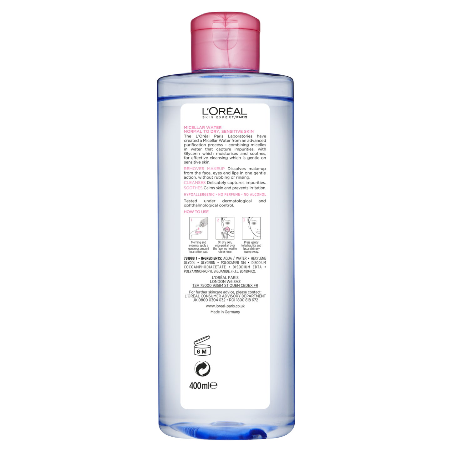 L'Oreal Dermo Micellar Water Soft