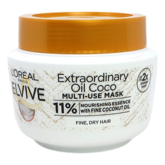 L'Oreal Elvive Mask Pot 300ml Extra Coconut Oil