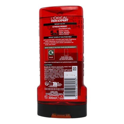 L'Oreal Men Expert Shower Gel 300ml Stress Resist