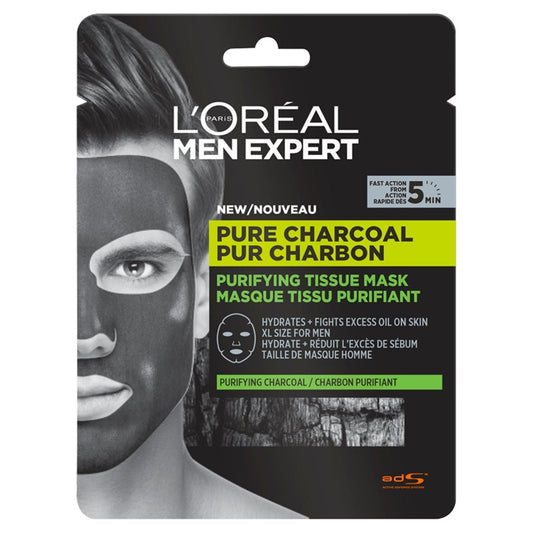 L'Oreal Men Expert Tissue Mask Charcoal