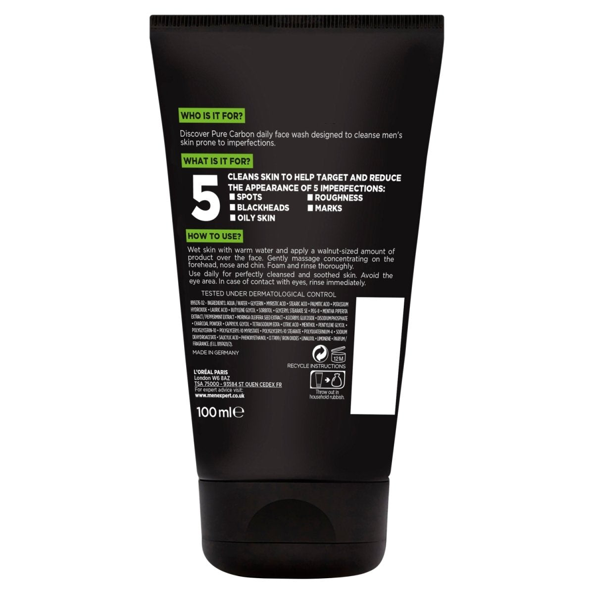 L'Oreal Men Expert Charcoal Wash