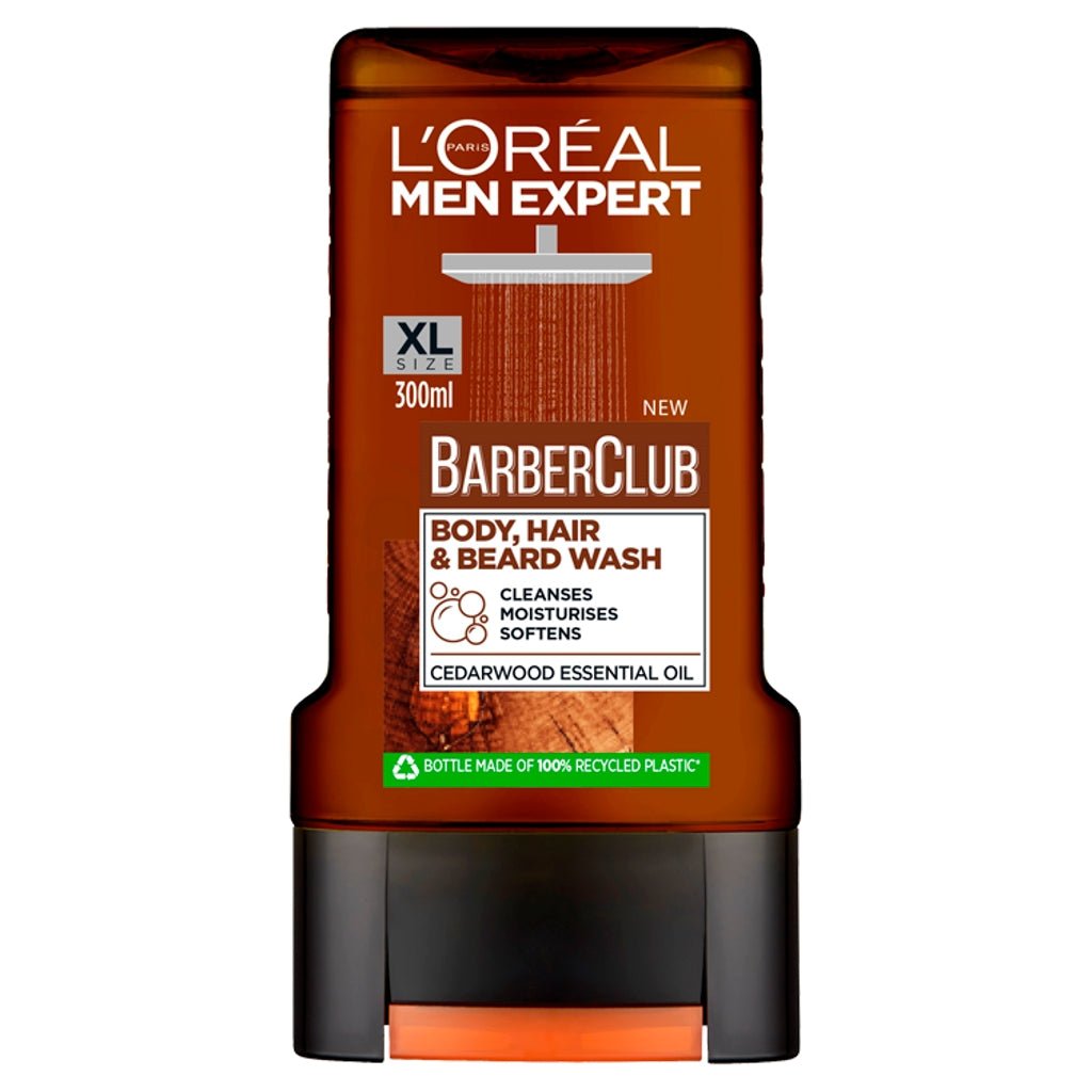 L'Oreal Men Expert Shower Gel 300ml Barberclub (Body, Hair & Beard Wash)