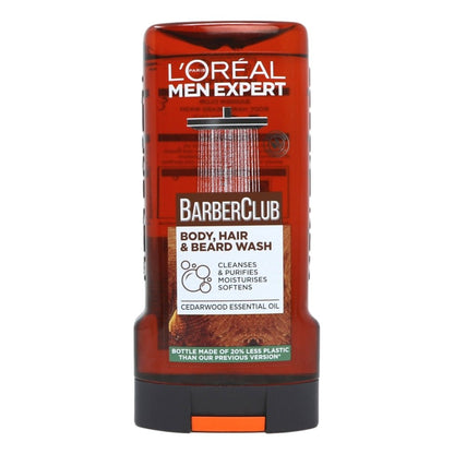 L'Oreal Men Expert Shower Gel 300ml Barberclub (Body, Hair & Beard Wash)