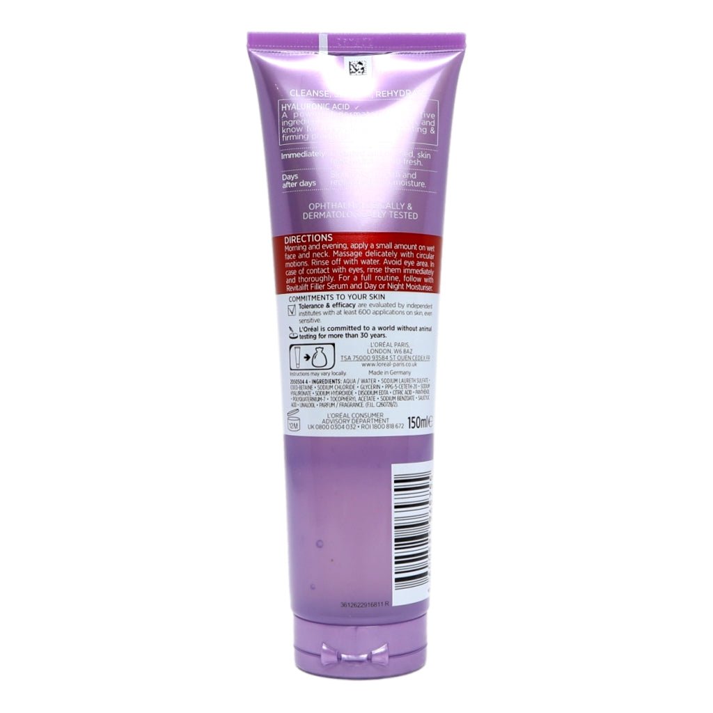 L'Oreal Revitalift Filler Wash 150ml - Intamarque - Wholesale 3600523965755