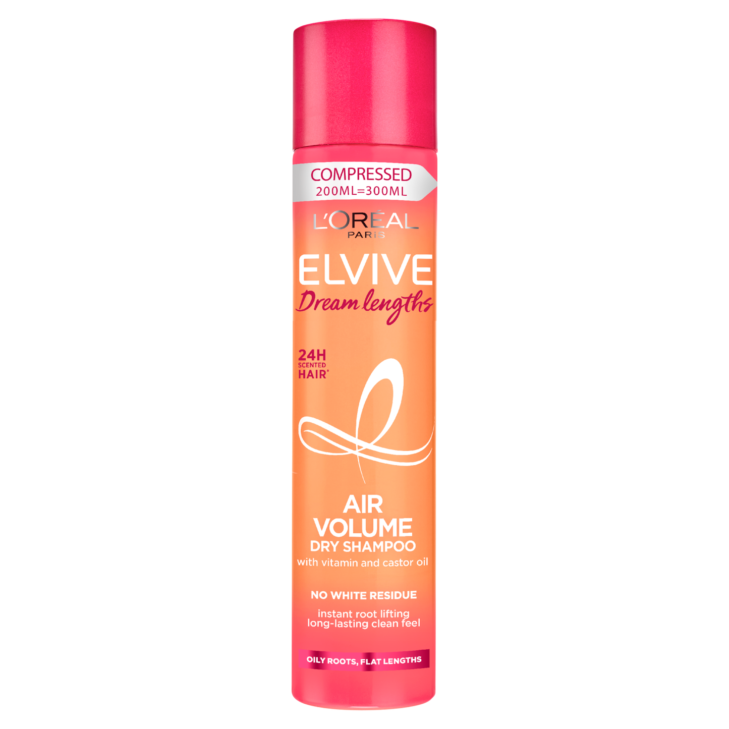 L'Oreal Elvive 200ml Dry Shampoo Dream Lengths (300ml compressed)