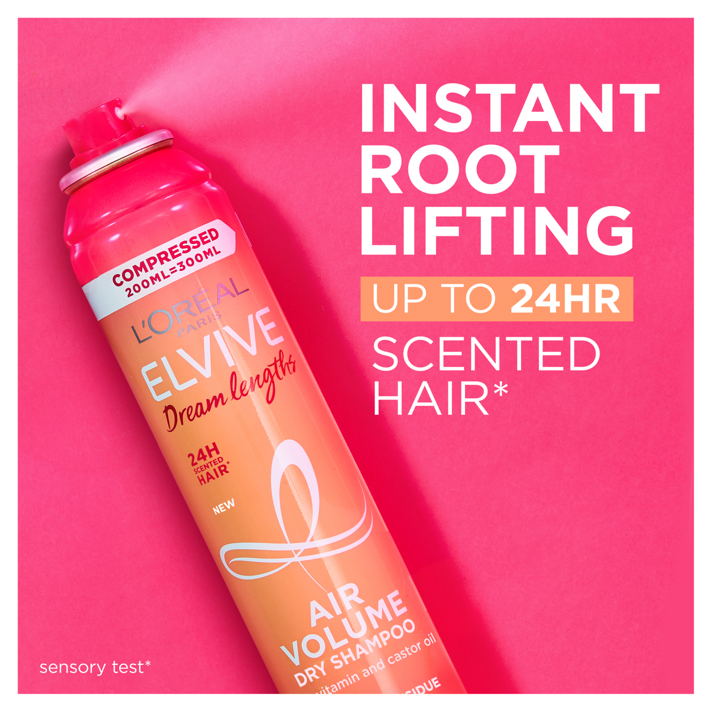 L'Oreal Elvive 200ml Dry Shampoo Dream Lengths (300ml compressed)