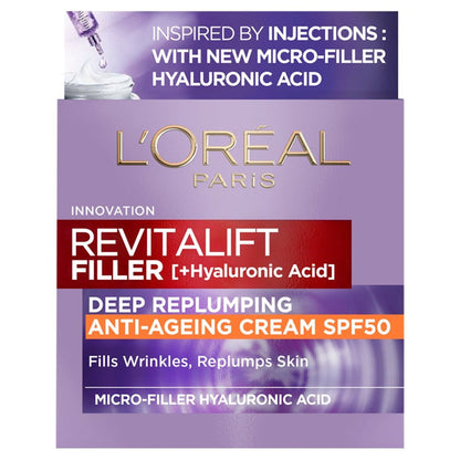 L'Oreal Revitalift Filler Renew Spf50 Day Cream