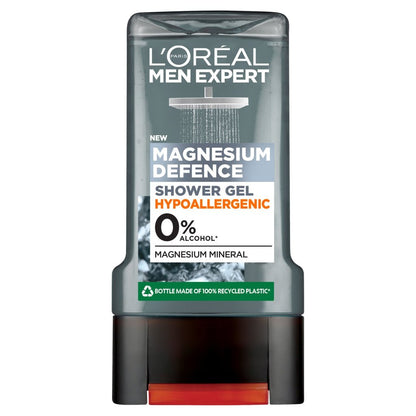 L'Oreal Men Expert Shower Gel 300ml Magnesium Hypoallergenic