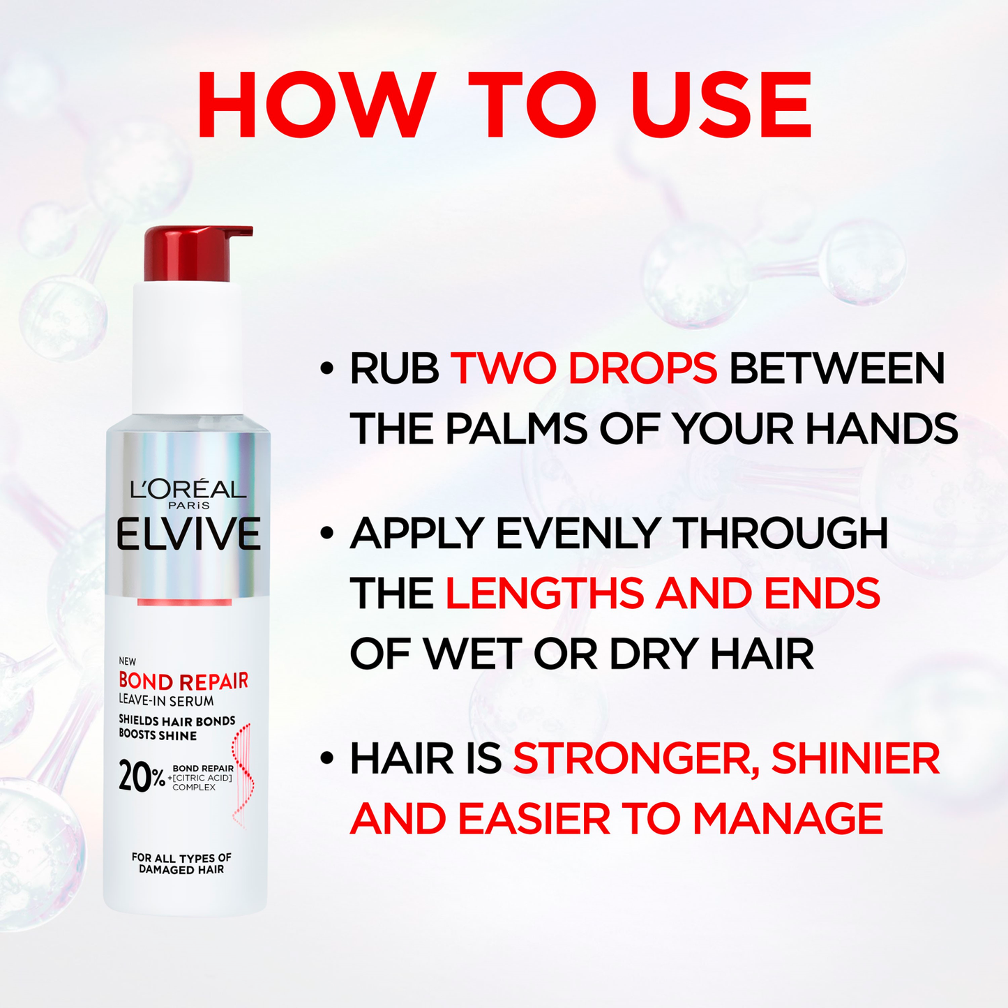 L'Oreal New! Elvive Bond Repair Serum 150ml