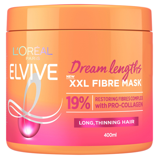Buy L'Oreal Elvive Dream Lengths Xxl Fibre Mask 400Ml online at Intamarque Wholesale – Trusted FMCG distributor