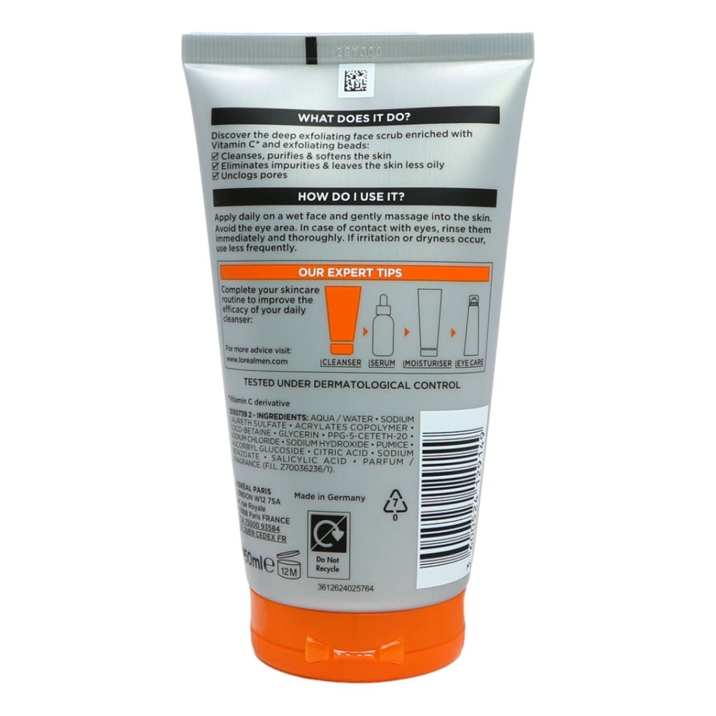 L'Oreal Men Expert Hydra Energetic Scrultimate Blends 150Ml New! - Intamarque - Wholesale 3600524129149