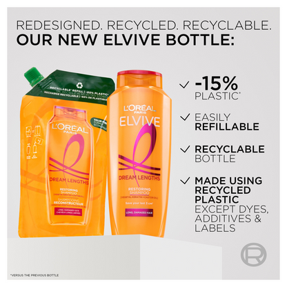 L'Oreal Elvive Shampoo 400ml Dream Lengths