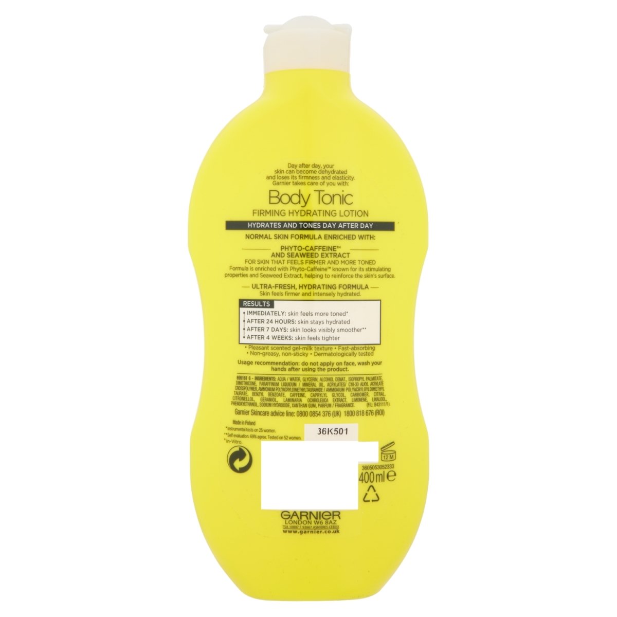 Garnier Body Tonic 400ml Firming Lotion