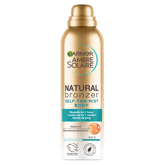 GarnierAmbre Solaire NATURAL BRONZER Self-Tan Mist Body Dark 150ml