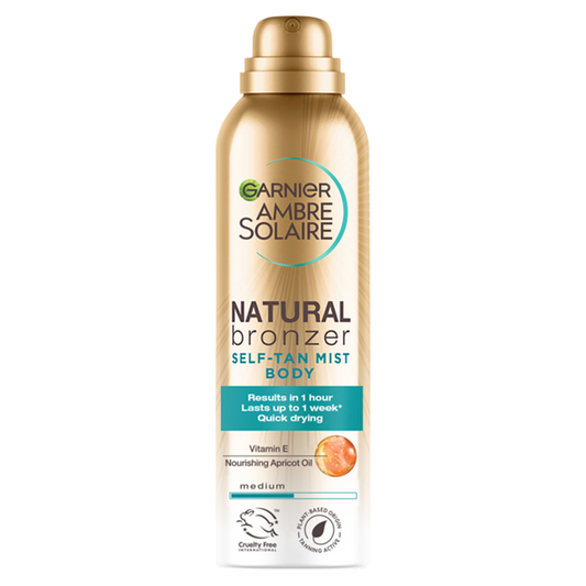 GarnierAmbre Solaire NATURAL BRONZER Self-Tan Mist Body Medium 150ml