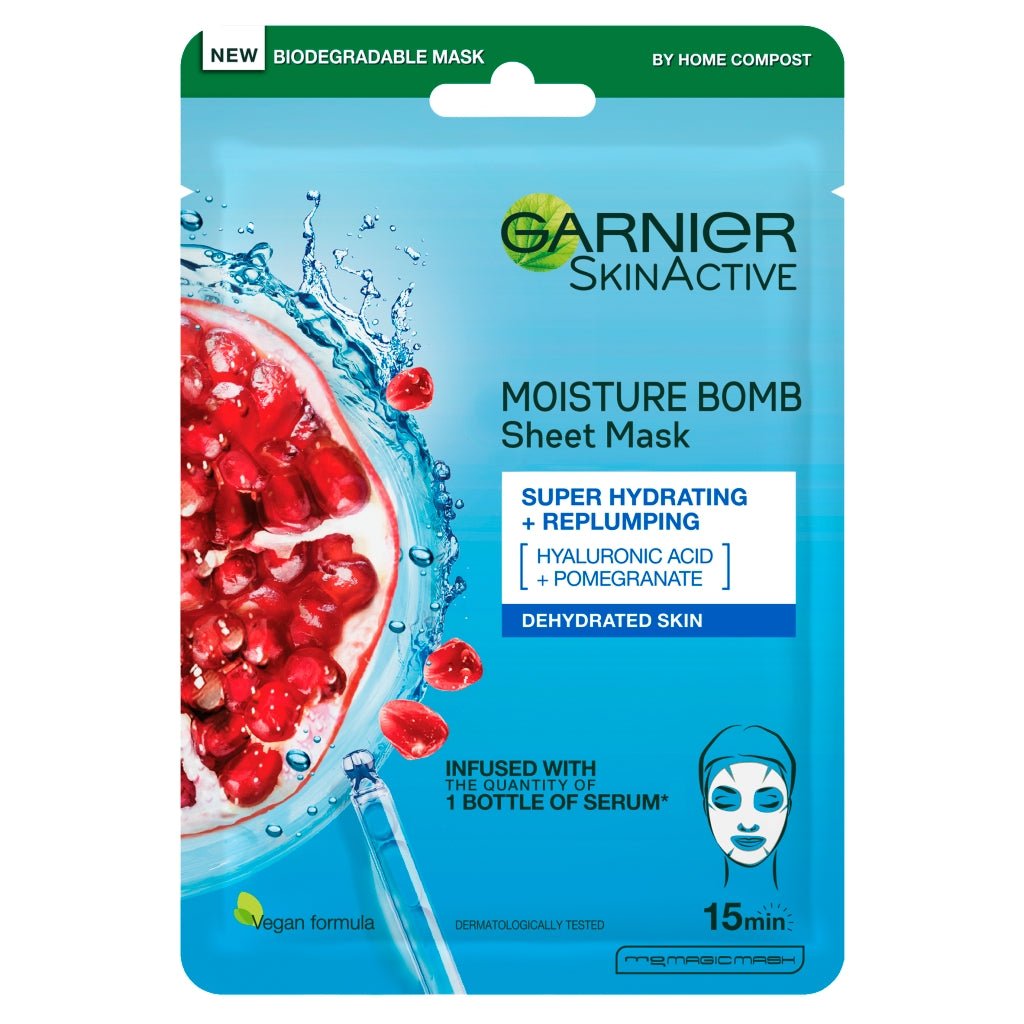 Garnier Moisture Bomb Tissue Mask (Dehydrated Skin) - Intamarque - Wholesale 3600541943759