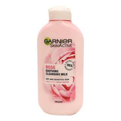 Garnier Naturals Cleansing Milk 200ml Rose