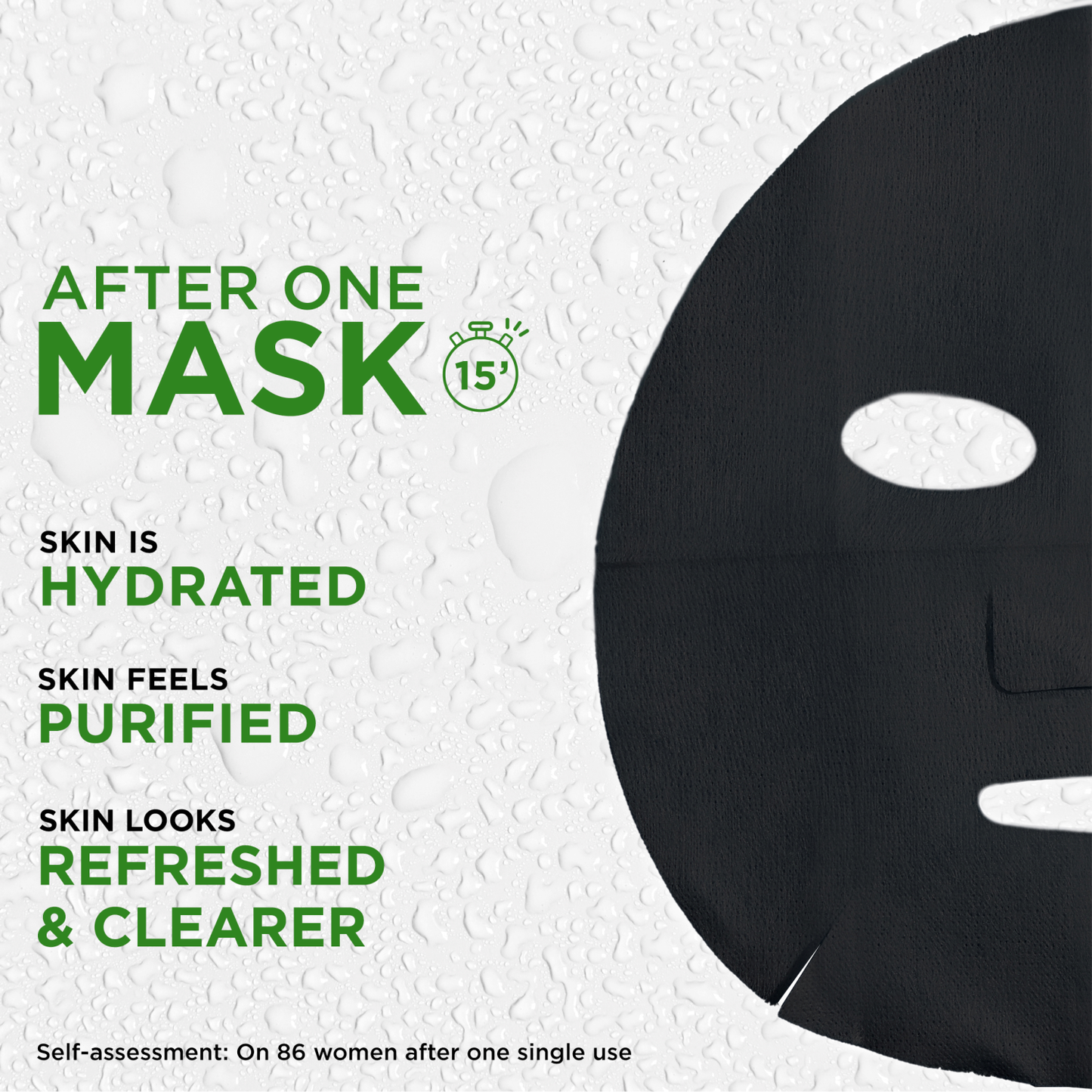 Garnier Face Mask Charcoal Black Tea