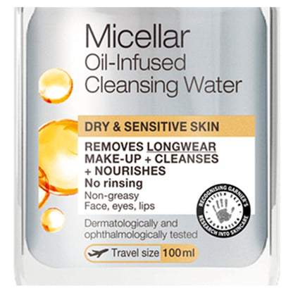 Garnier Micellar Cleansing Water 100ml Oil Infused