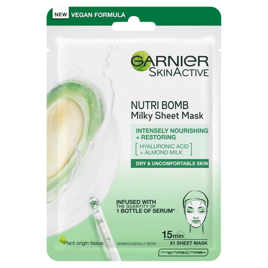 Garnier Nutri Bomb Milky Tissue Mask - Almond