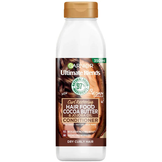 Garnier UB Hair Food Cocoa Butter Conditioner 350ml (Curly Hair)