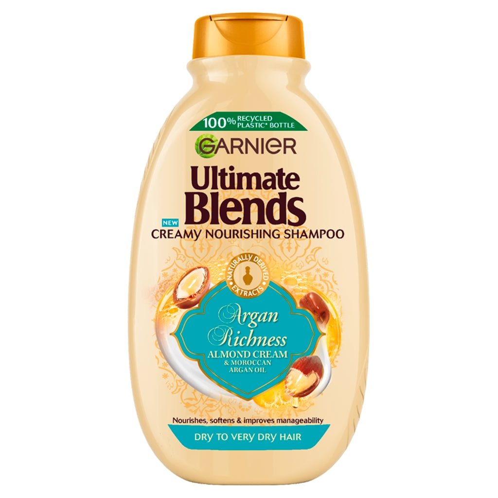 Garnier Ultimate Blends Argan Richness (Argan Oil & Almond Cream) Shampoo 400ml