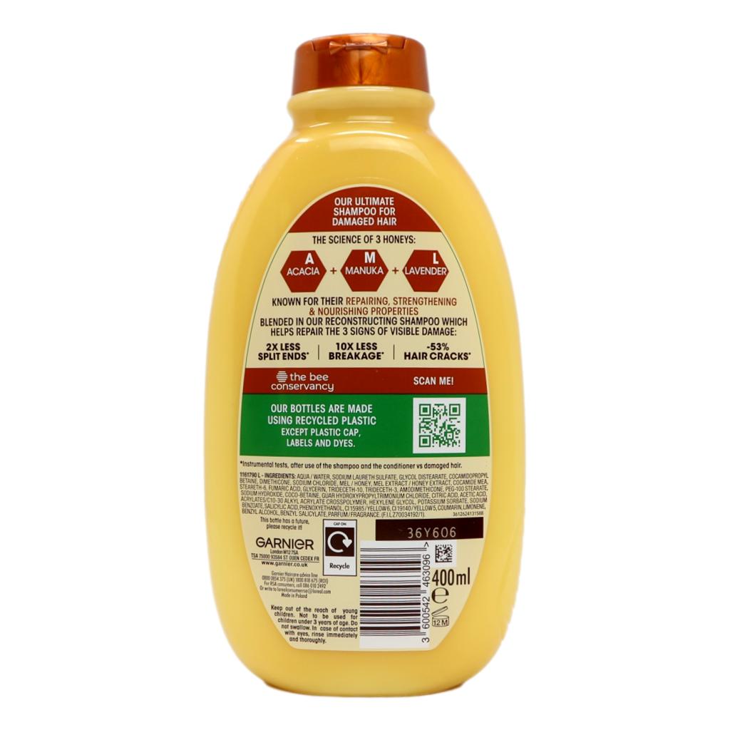 Garnier Ultimate Blends Honey Treasures Shampoo 400ml