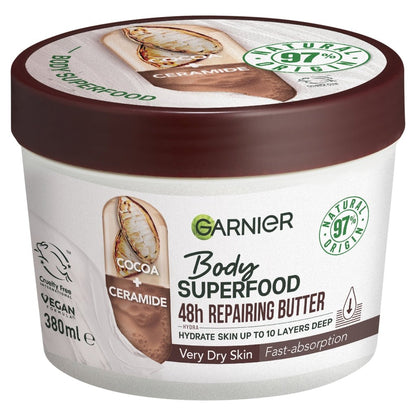 Buy Garnier Body Superfood 380ml Cocoa (Very Dry Skin) online at Intamarque Wholesale – Trusted FMCG distributor