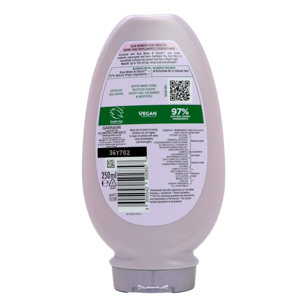 Garnier Ultimate Blends Rice Water Conditioner 250ml - Intamarque - Wholesale 3600542592857