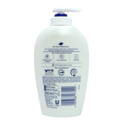 Dove Liquid Handwash 250ml Regular with Pump