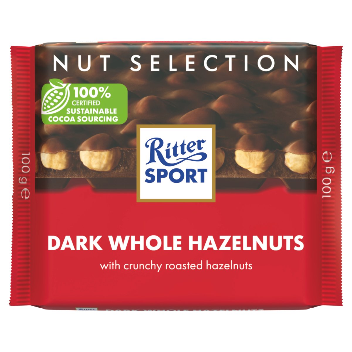 Ritter Sport Nut Selection Dark Whole Hazelnuts 100g