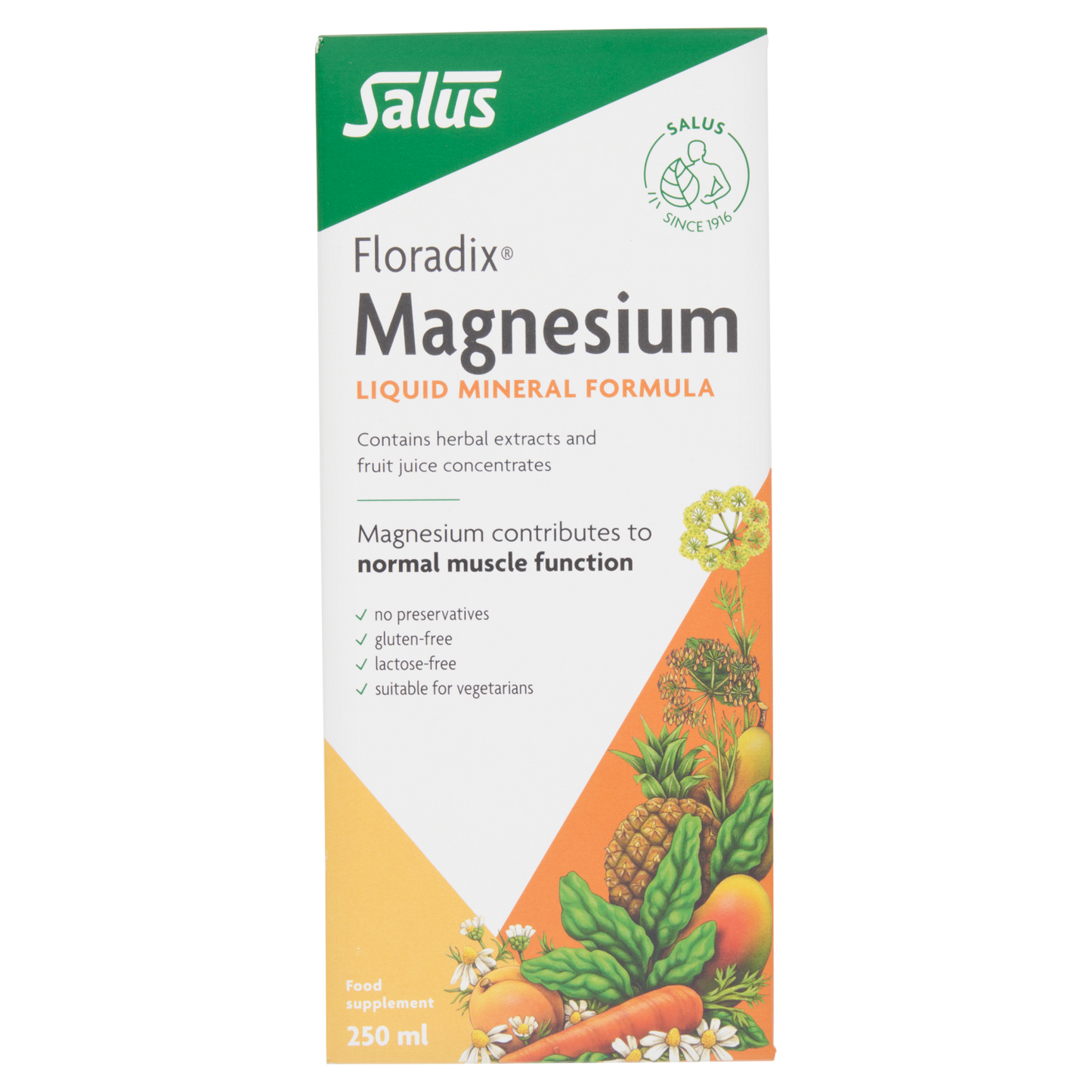 Floradix Liquid 250ml Magnesium Formula