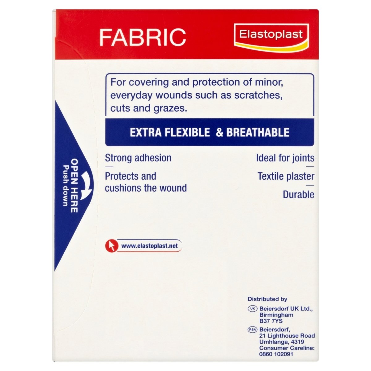 Elastoplast Fabric Plasters 10s Handy