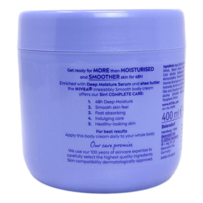 Nivea Body Cream 400ml Irresistibly Smooth Shea Butter