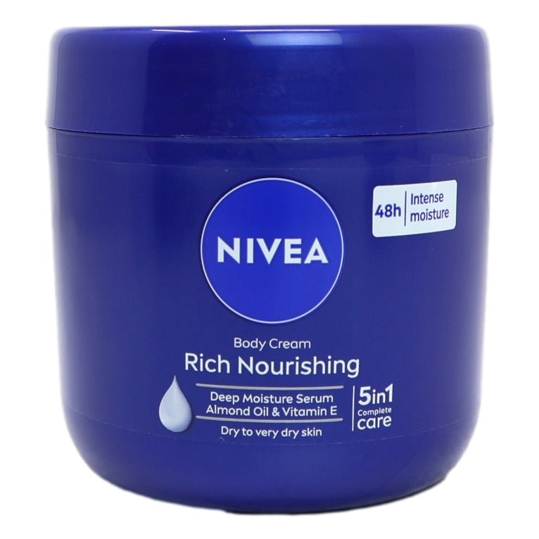 Nivea Body Cream 400ml Rich Nourishing Almond Oil and Vitamin E - Intamarque - Wholesale 4005808780570