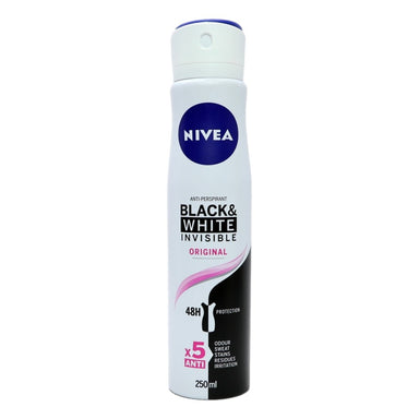 Nivea Deo 250ml Black & White Invisible for Women - Intamarque - Wholesale 4005900036469