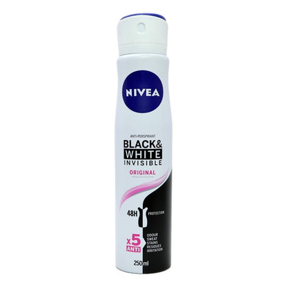 Nivea Deo 250ml Black & White Invisible for Women