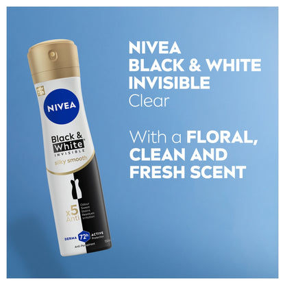 Nivea Deo 150ml Black & White Silky Smooth