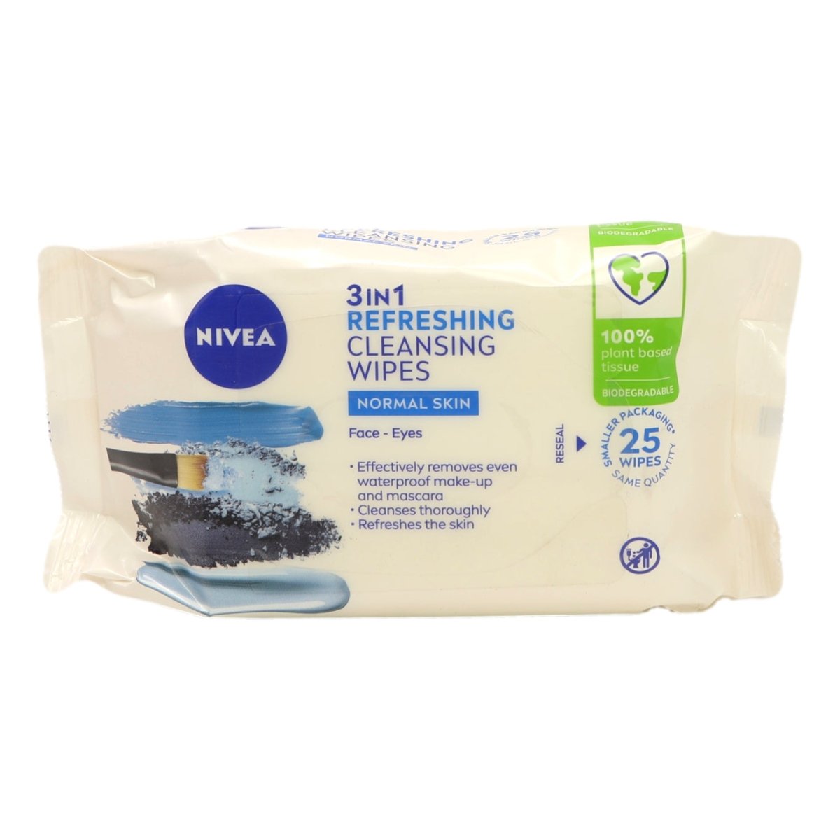 Nivea Wipes Cleansing 25Pcs Normal Skin - Intamarque - Wholesale 4005900952196