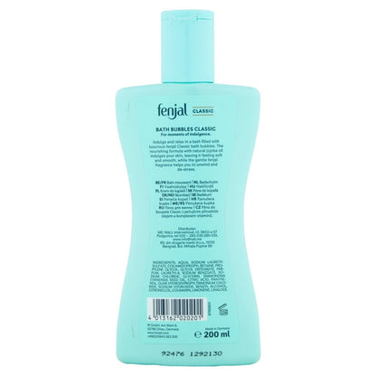 Fenjal bath bubbles 200ml