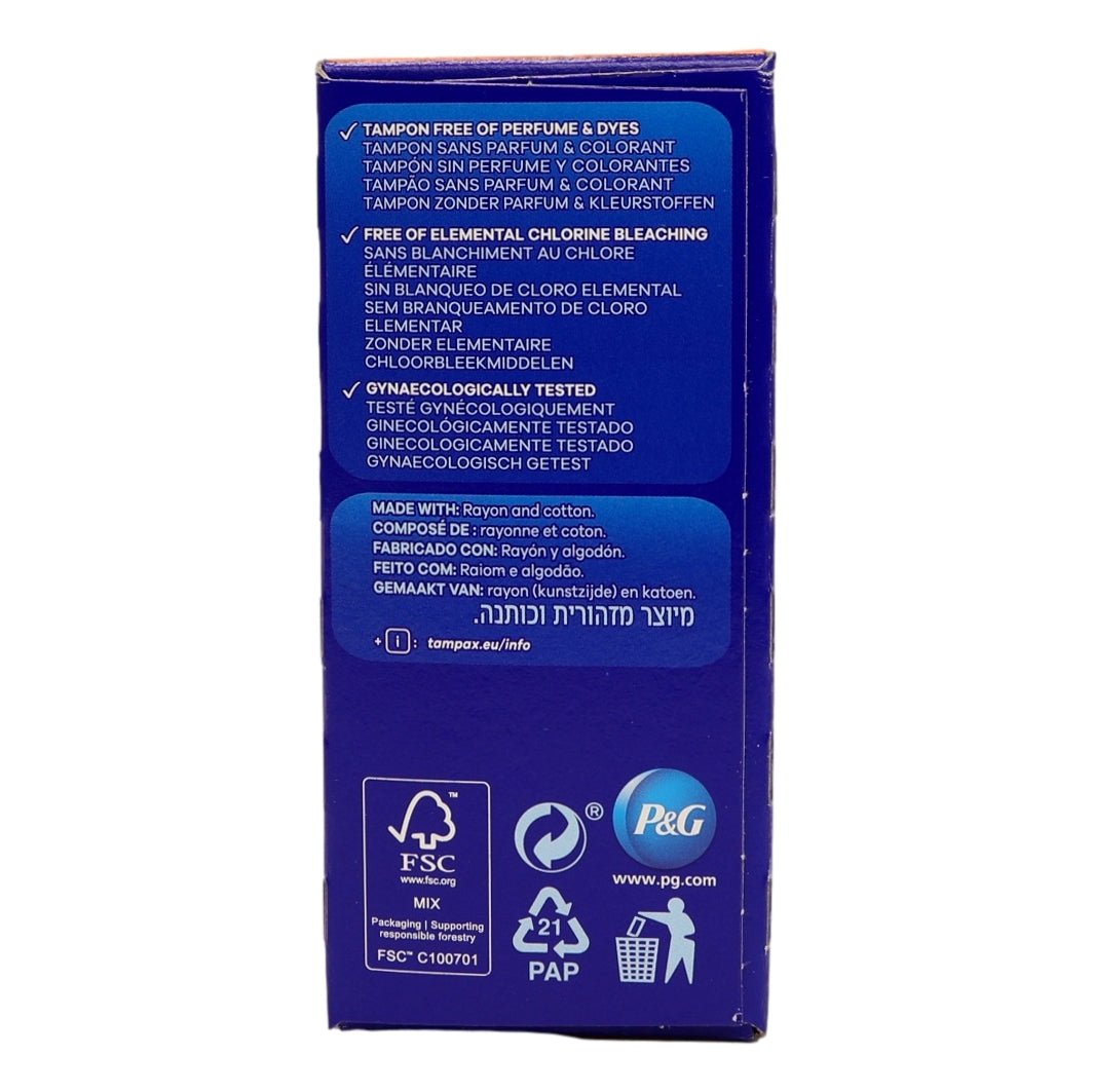 Tampax Blue 20s Super Plus - Intamarque - Wholesale 4015400363064