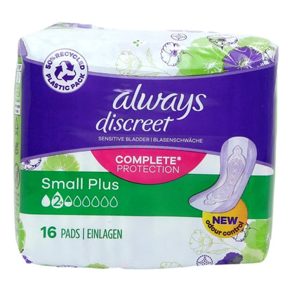 Always Discreet Pads Small Plus