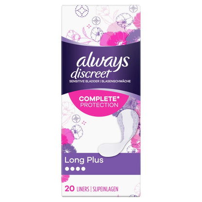 Always Discreet Liners 20s Plus