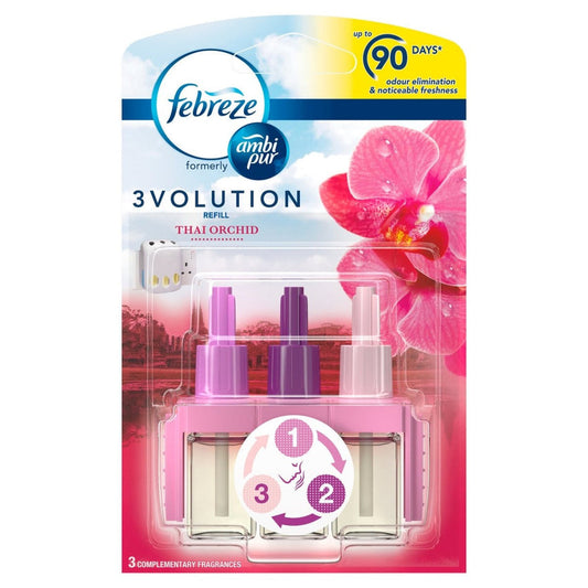 Febreze 3Volution Refill 20ml Twin Pack Thai Orchid