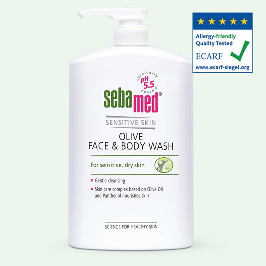 Sebamed Olive Liquid Face & Body Wash 1L